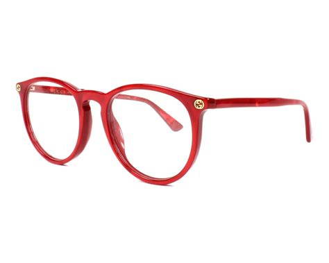 red gucci frames|gucci red frame eyeglasses.